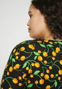 Even&Odd Damen Jerseykleid - Black/orange 21 Even&Odd Damen Jerseykleid - Black/orange -Even Und Odd Verkäufe 007077b113bc45fb838393ada42cc380