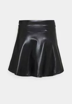 Even&Odd Damen Mini PU Leather A-line Skirt - A-Linien-Rock - Black 15 Even&Odd Damen Mini PU Leather A-line Skirt - A-Linien-Rock - Black -Even Und Odd Verkäufe 0216396eb2024dc0a03886a764496513