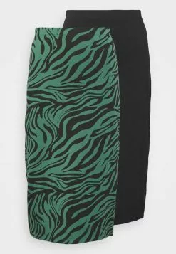 Even&Odd Damen 2er PACK - Bleistiftrock - Black/teal -Even Und Odd Verkäufe 02671e4117a845b28eb4be486ffcaa1d