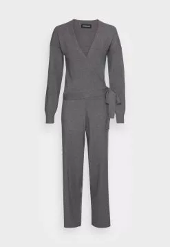 Even&Odd Damen WRAPPED CARDIGAN SET - Strickjacke - Mottled Dark Grey -Even Und Odd Verkäufe 041530c899c34755988d274499078e28