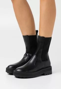 Even&Odd Damen Plateaustiefelette - Black