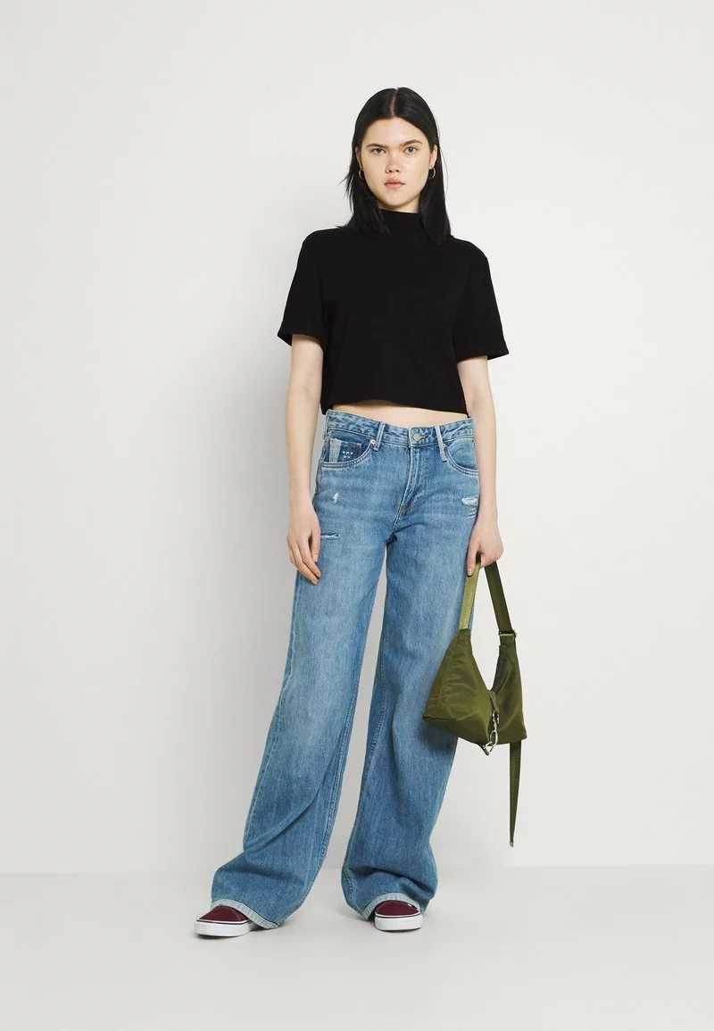 Even&Odd Damen T-Shirt Basic - Black 4 Even&Odd Damen T-Shirt Basic - Black – Bild 2