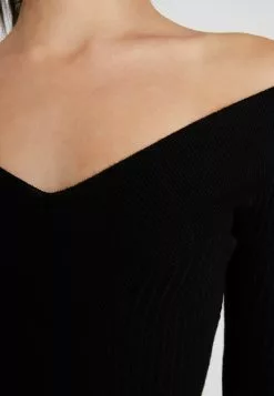 Even&Odd Damen Strickpullover - Black -Even Und Odd Verkäufe 04c7b212fd2f4a87b1c98def75a54ca6