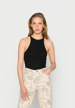 Even&Odd Damen Top - Black/orange -Even Und Odd Verkäufe 04f4eedfdec149a3b299e31063f21d03