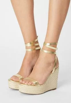 Even&Odd Damen High Heel Sandalette - Gold