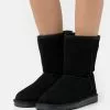 Even&Odd Damen WINTER BOOTIES LEATHER - Stiefelette - Black