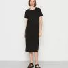 Even&Odd Damen Jerseykleid - Black -Even Und Odd Verkäufe 068ba75076254a16a998e2430a2d349c