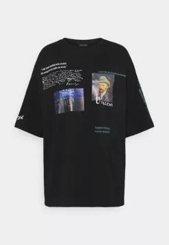 Even&Odd Damen T-Shirt Print - Black 17 Even&Odd Damen T-Shirt Print - Black -Even Und Odd Verkäufe 07f8864b3d2a48f1aebe859f7d6a6afe