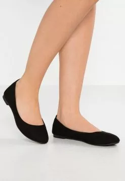 Even&Odd Damen Klassischer Ballerina - Black