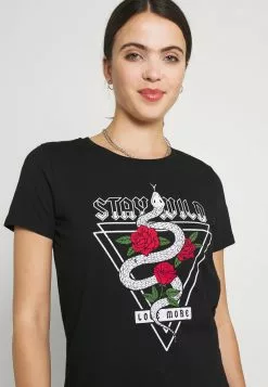 Even&Odd T-Shirt Print - Black | Damen 12 Even&Odd T-Shirt Print - Black | Damen -Even Und Odd Verkäufe 085561a1f19f467aa778f12241e6c338