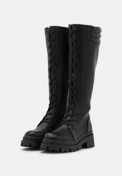 Even&Odd Damen Schnürstiefel - Black -Even Und Odd Verkäufe 0873670dbcc94fa9b190eb14ab12cd25