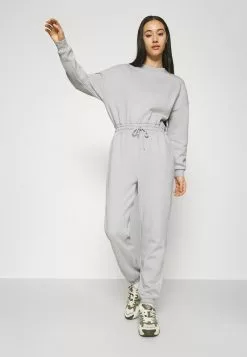 Even&Odd Damen SWEAT - Oversized Comfy - Jumpsuit - Light Grey -Even Und Odd Verkäufe 0877860ee22c4a17a09873402f5b10be