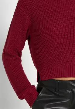 Even&Odd Damen HIGH CROPPED SIDE SLIT - Strickpullover - Red 11 Even&Odd Damen HIGH CROPPED SIDE SLIT - Strickpullover - Red -Even Und Odd Verkäufe 08c6bc76706146e39851cf1ad796749f