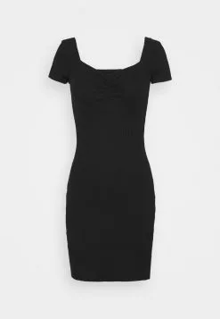 Even&Odd Damen Jerseykleid - Black -Even Und Odd Verkäufe 09fed9f5950d42ada4e9a0eb60fffd4d