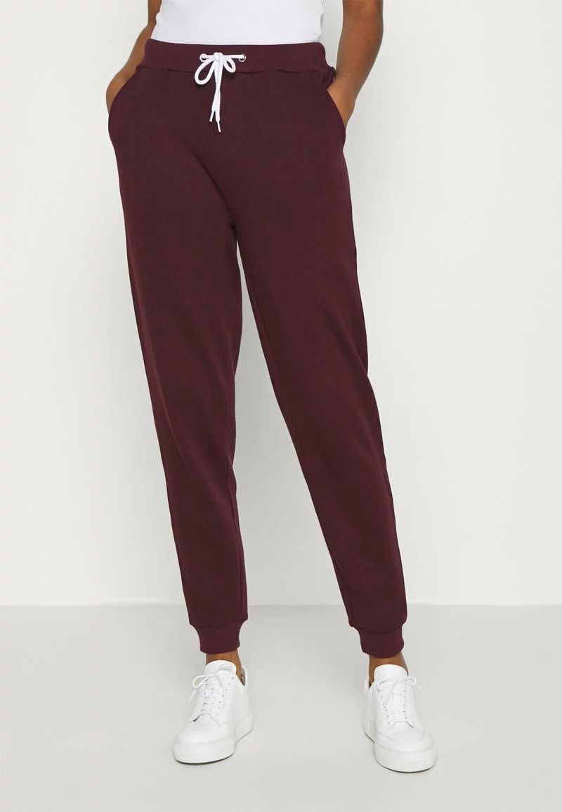 Even&Odd Damen Regular Fit Jogger With Contrast - Jogginghose - Dark Red 3 Even&Odd Damen Regular Fit Jogger With Contrast - Jogginghose - Dark Red