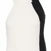 Even&Odd Damen 2 PACK - Top - Off-white/black -Even Und Odd Verkäufe 0ab46b55cb3e4eb48154bc0279480cde