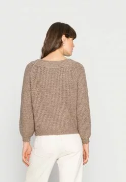 Even&Odd Damen OFF SHOULDER JUMPER - Strickpullover - Mottled Beige -Even Und Odd Verkäufe 0ae1ca6b207749d39064be6620118926