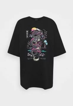 Even&Odd Damen T-Shirt Print - Black -Even Und Odd Verkäufe 0aece620a01c4a64b6552da97207fbb6