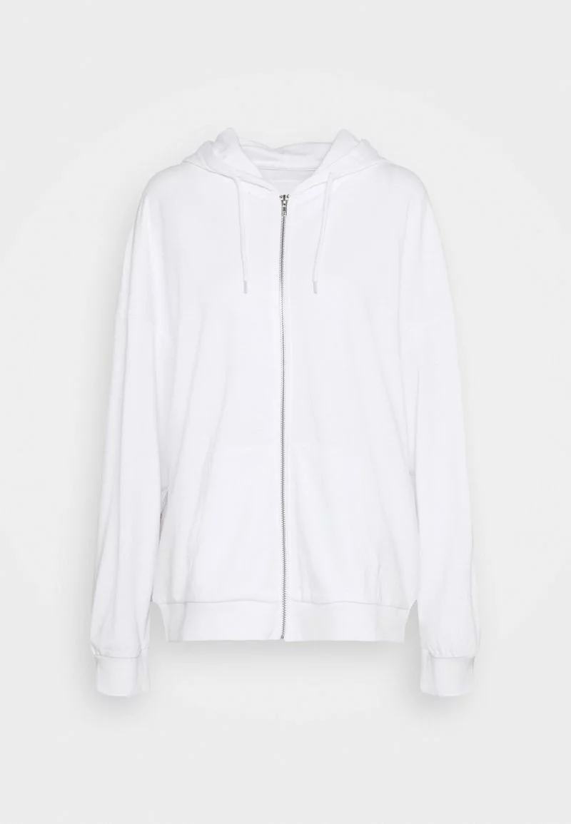Even&Odd Damen BASIC HOODIE JACKET WITH POCKETS - Kapuzenpullover - White 9 Even&Odd Damen BASIC HOODIE JACKET WITH POCKETS - Kapuzenpullover - White – Bild 7