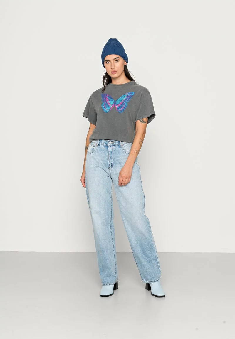 Even&Odd T-Shirt Print - Black | Damen 4 Even&Odd T-Shirt Print - Black | Damen – Bild 2