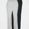 Even&Odd 2er PACK - Slim Fit Joggers - Jogginghose - Mottled Light Grey/black | Damen -Even Und Odd Verkäufe 0c454937c4d54c5d87f45c5b8d30b1cc