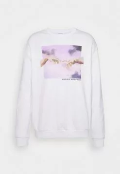 Even&Odd UNISEX - OVERSIZED SWEATSHIRT - Sweatshirt - White -Even Und Odd Verkäufe 0c7912c7b33b45dda0358febfd9ae1e2