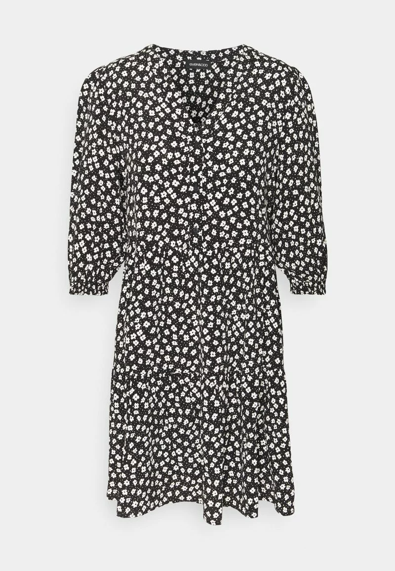 Even&Odd Damen Blusenkleid - Black/white 8 Even&Odd Damen Blusenkleid - Black/white – Bild 6