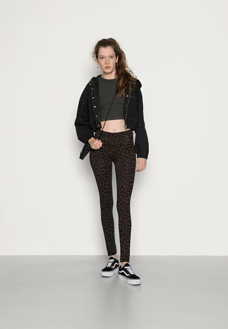 Even&Odd Damen 2 PACK - Leggings Animal Print - Pants - Leggings - Hosen - Black/brown 3 Even&Odd Damen 2 PACK - Leggings Animal Print - Pants - Leggings - Hosen - Black/brown