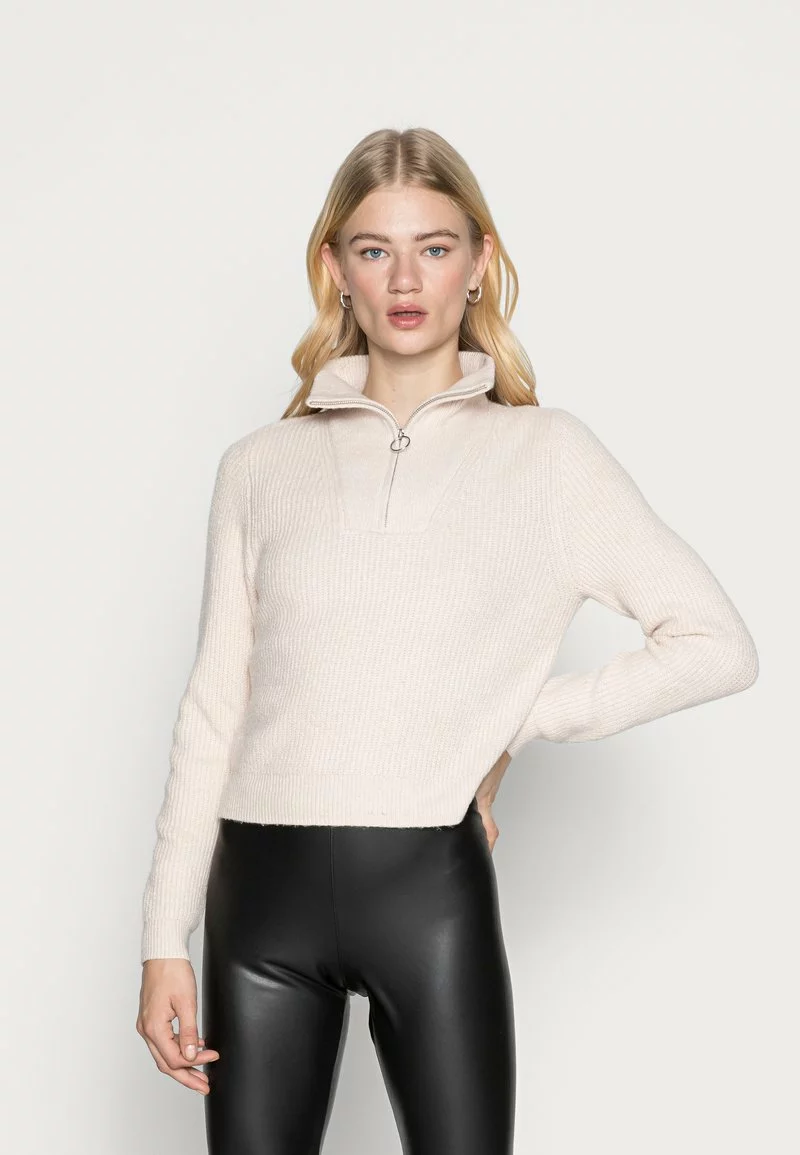 Even&Odd HALF ZIP JUMPER - Strickpullover - Beige | Damen 3 Even&Odd HALF ZIP JUMPER - Strickpullover - Beige | Damen