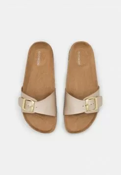 Even&Odd Damen Pantolette Flach - Gold -Even Und Odd Verkäufe 0d7e364f35a34077b39baebc78643068