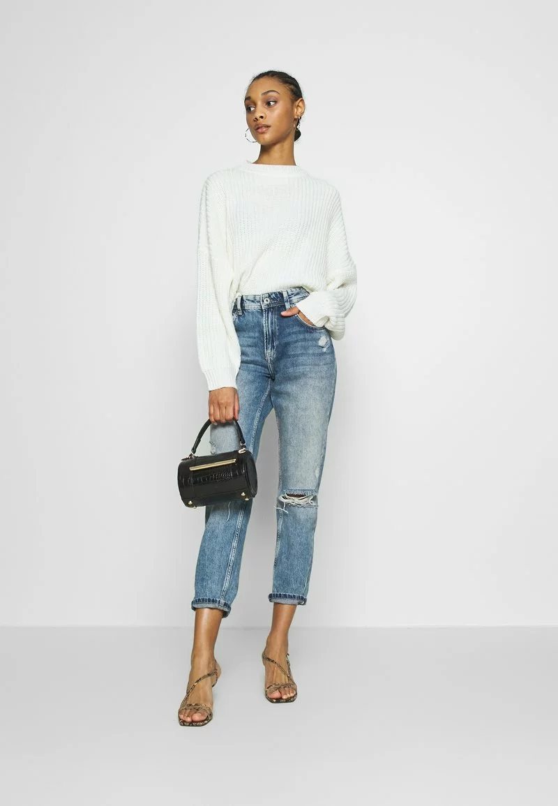 Even&Odd Damen OVERSIZED JUMPER - Strickpullover - White 4 Even&Odd Damen OVERSIZED JUMPER - Strickpullover - White – Bild 2