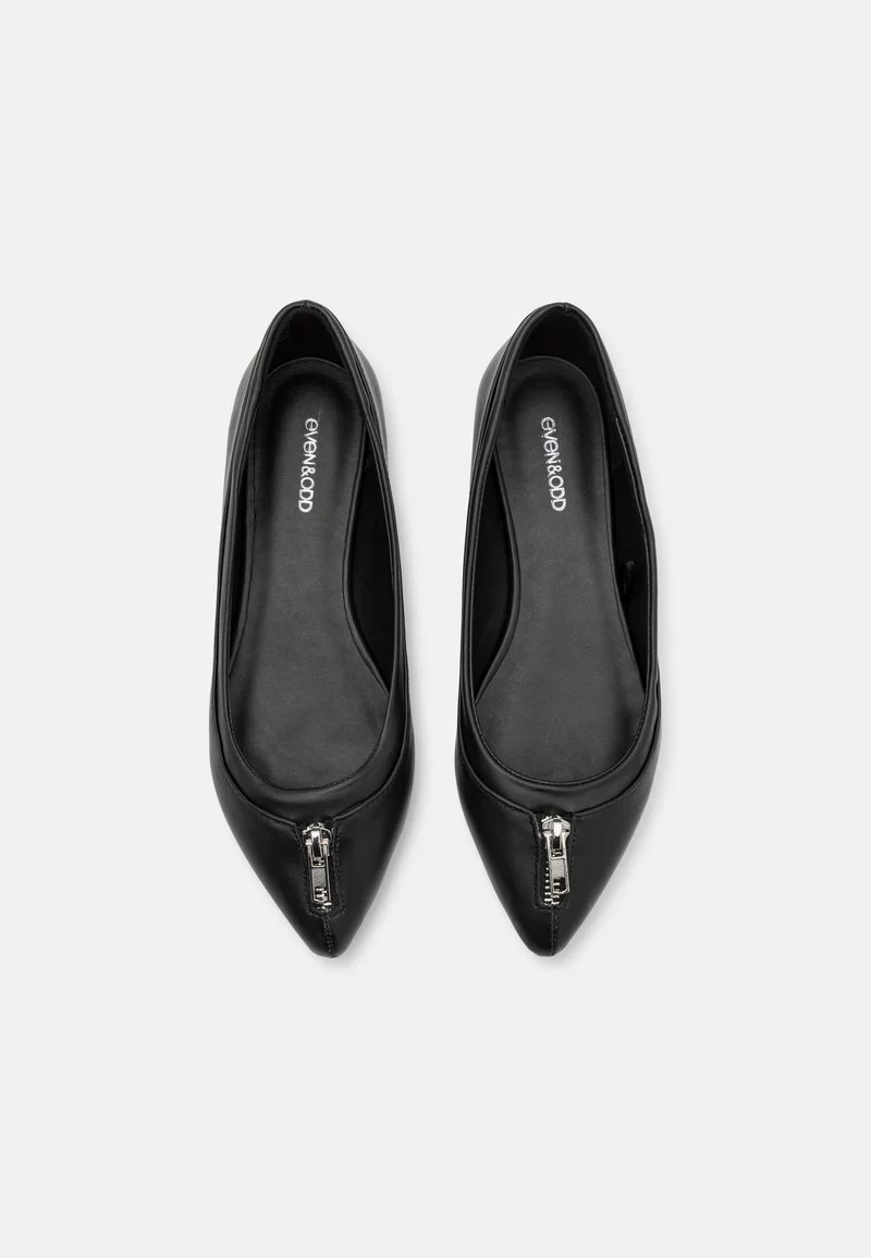 Even&Odd Damen Klassischer Ballerina - Black 8 Even&Odd Damen Klassischer Ballerina - Black – Bild 6