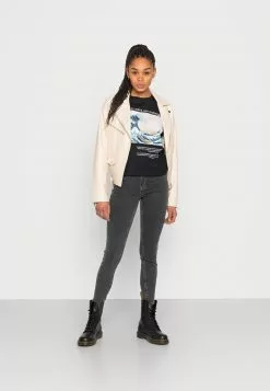 Even&Odd Damen T-Shirt Print - Black -Even Und Odd Verkäufe 11c152342d01419d8a90b519775458cb