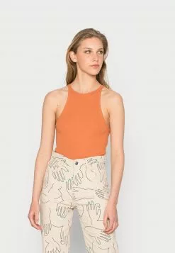 Even&Odd Damen Top - Black/orange -Even Und Odd Verkäufe 1215eb0857004045acb48619087774e9