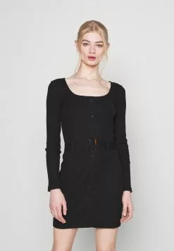 Even&Odd Damen Strickkleid - Black