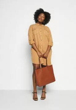 Even&Odd Damen Shopping Bag - Cognac