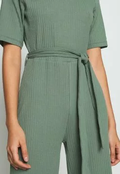 Even&Odd Damen Jumpsuit - Khaki -Even Und Odd Verkäufe 159ddf2e3eae49be8768f9304222ede7