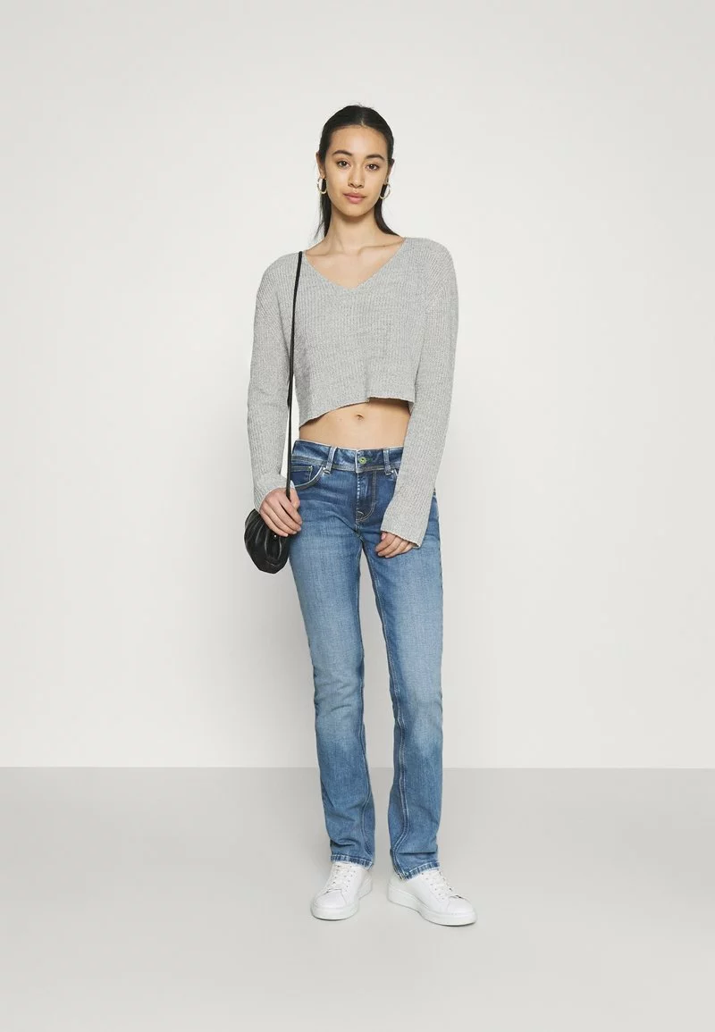 Even&Odd Damen Strickpullover - Mottled Grey 4 Even&Odd Damen Strickpullover - Mottled Grey – Bild 2