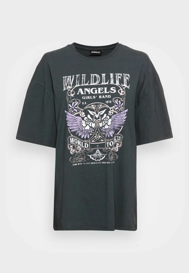 Even&Odd Damen T-Shirt Print - Black 6 Even&Odd Damen T-Shirt Print - Black – Bild 4