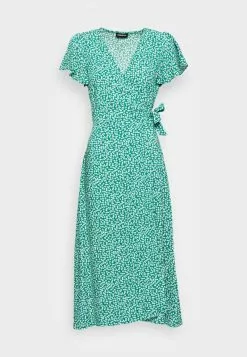 Even&Odd Damen Freizeitkleid - Green/white -Even Und Odd Verkäufe 1669d8ebcc914215937c4f1691b7c4aa