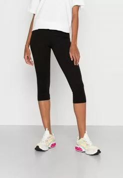 Even&Odd Damen 2 PACK - Leggings - Hosen - Black/mottled Dark Grey -Even Und Odd Verkäufe 16dbcdf7124c4c639e2ec0da60ec6a5f