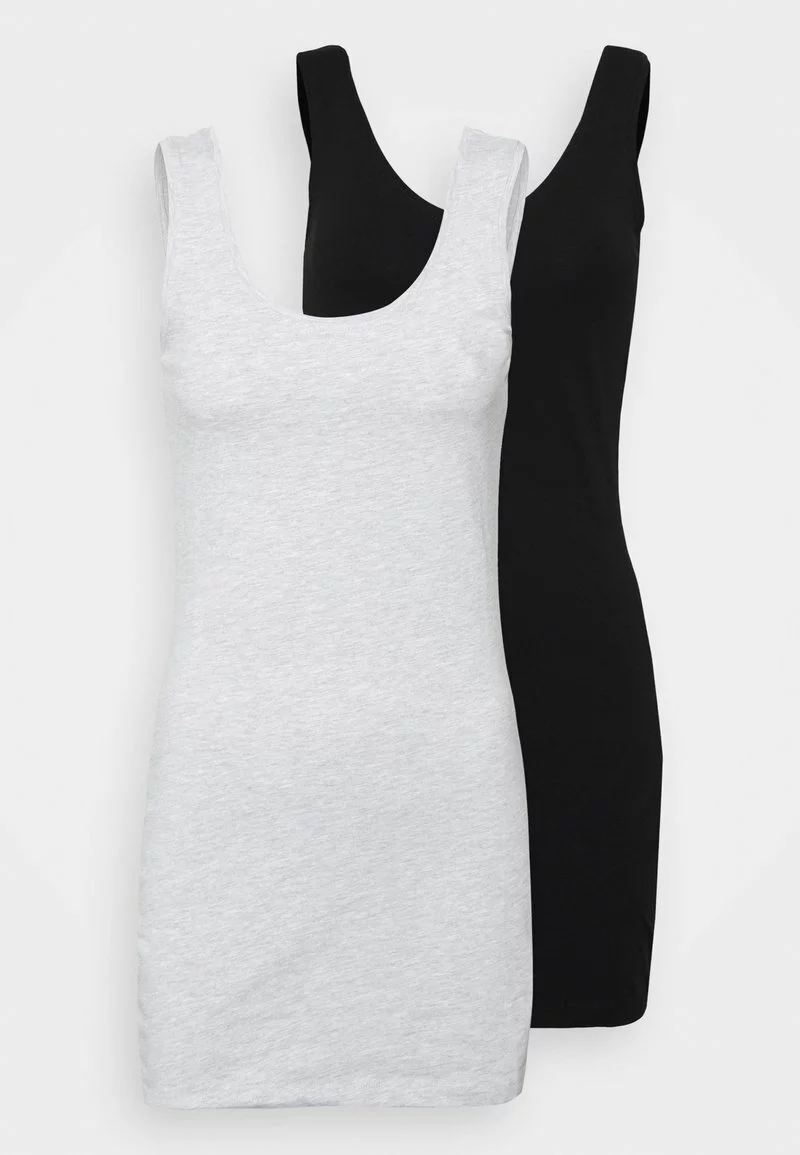 Even&Odd 2 PACK - Etuikleid - Grey/black | Damen 3 Even&Odd 2 PACK - Etuikleid - Grey/black | Damen