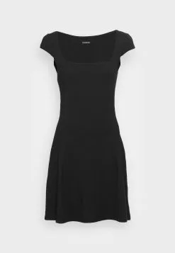 Even&Odd Damen Jerseykleid - Black -Even Und Odd Verkäufe 1844822d017745b7ae258d1c5bcbff7b