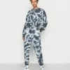 Even&Odd Damen SET - CROPPED SWEAT & JOGGER IN TIE DYE - Sweatshirt - Grey -Even Und Odd Verkäufe 18be0cf8a4e14072b5712dae835c6f75