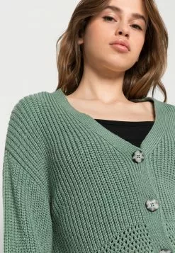 Even&Odd Damen Strickjacke - Light Green -Even Und Odd Verkäufe 1926981f6c7345298915e050afc96b77