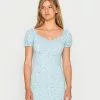 Even&Odd Damen Freizeitkleid - Light Blue -Even Und Odd Verkäufe 19baf1a2d5e54a08ac6cae9ea3af3138