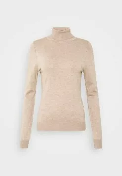 Even&Odd Damen BASIC TURTLE NECK JUMPER - Strickpullover - Sand -Even Und Odd Verkäufe 19d9ab1d226243b8a15497934576541e