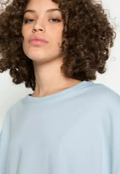 Even&Odd Damen T-Shirt Basic - Light Blue -Even Und Odd Verkäufe 19dcdfad019d43cfbfb389697115955a