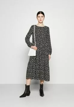 Even&Odd Damen Freizeitkleid - Black/white -Even Und Odd Verkäufe 1be501cfaf194c50a89c3c2931a4abed