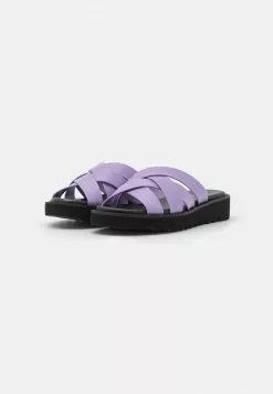 Even&Odd Damen Pantolette Flach - Lilac -Even Und Odd Verkäufe 1c05c0c68ade44269fe8c7409a1dd290